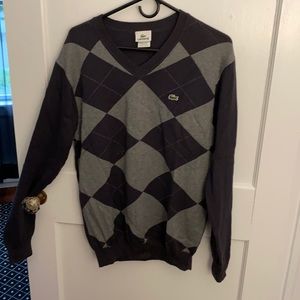 Lacoste v neck sweater.